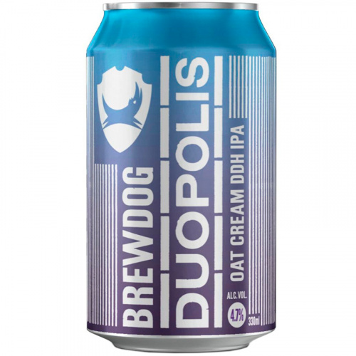 Пиво Brewdog Duopolis, Брюдог Дуополис, нефильтрованное 4.7%, 0.33, банка
