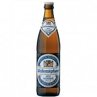 Пиво Weihenstephan Hefe Weissbier, Вайнштефан Хефевайсбир светлое, нефильтрованное 5.4%, 0.5л. стекло