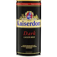 Пиво Kaiserdom Dark Lager, Кайзердом Дарк Лагер темное 4,7%, 1.0л банка