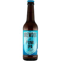 Пиво Brewdog Punk IPA, Брюдог Панк ИПА светлое 5.4%, 0.33, стекло