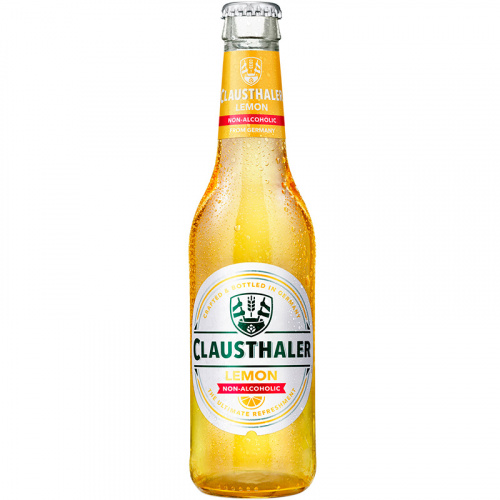 Безалкогольное пиво Clausthaler Lemon, Клаусталер Лимон 0.5%, 0.33, стекло