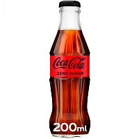 Напиток Coca-Cola Zero Sugar, Зеро Сугар 0.2л. стекло (Великобритания)