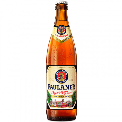 Безалкогольное пиво Paulaner Weissbier Non-Alkoholic, Пауланер Вайссбир 0.5%, 0.5, стекло