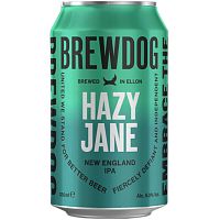 Пиво Brewdog Hazy Jane, Брюдог Хейзи Джейн, нефильтрованное  5.0%, 0.33, банка