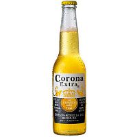 Пиво Corona Extra, Корона Экстра светлое 4.5%, 0.355, стекло