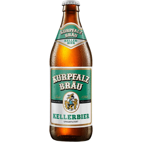 Пиво Kurpfalz Brau Kellerbier, Курпфальц Брой Келлербир светлое 4.9%, 0.5, стекло