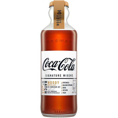 Премиальный газированный напиток к алкоголю Coca-Cola Signature Mixers Woody Notes Кока-Кола сигнатура миксер 0.2л, стекло (Франция)