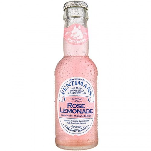 Напиток безалкогольный FENTIMANS Rose Lemonade (Лимонад роза) 0,125 л, стекло