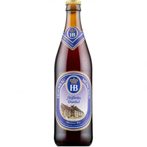 Пиво Hofbrau Dunkel, Хофброй Дункель темное 5.5%, 0.5, стекло