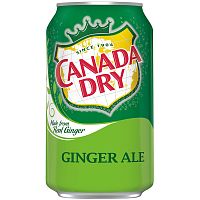 Газированный напиток «Canada Dry Ginger Ale», 0.16л, ж/б