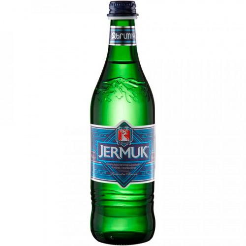Минеральная лечебно - столовая вода «Jermuk», Джермук 0.5л, с газом, стекло