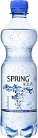 Родниковая питьевая вода т.м. Spring Aqua 0,5 л минеральная вода газированная