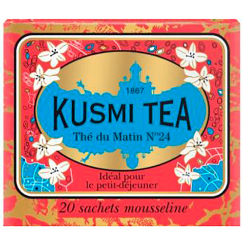 Чай Kusmi tea Russian Morning N°24 / Утро России N°24 Саше 20*2,2гр.