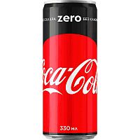 Coca Cola Zero, Кока Кола Зеро 0.33 л, банка