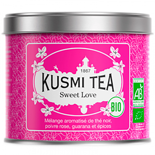 Чай Kusmi tea Sweet Love / Сладкая любовь. Банка, 100гр.