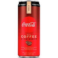 Coca-Cola with Coffee Vanilla Zero, Кока-Кола Кофе Ванилла Зеро 355мл, банка