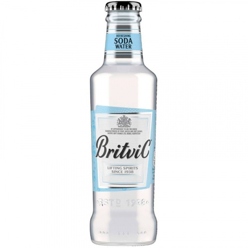 Напиток Тоник «Britvic» Refreshing Soda Water, Бритвик Рефрешинг Сода Вотер 02л, стекло