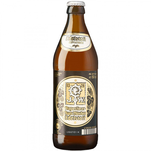 Пиво Augustinerbraeu Munchen Edelstoff, Августинербрау Мюнчен Эдельштоф 5.6%, 0.5, стекло