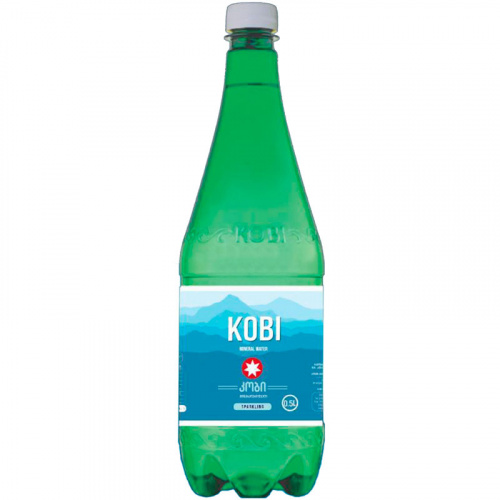 Минеральная вода KOBI 0.5 л, газ, ПЭТ
