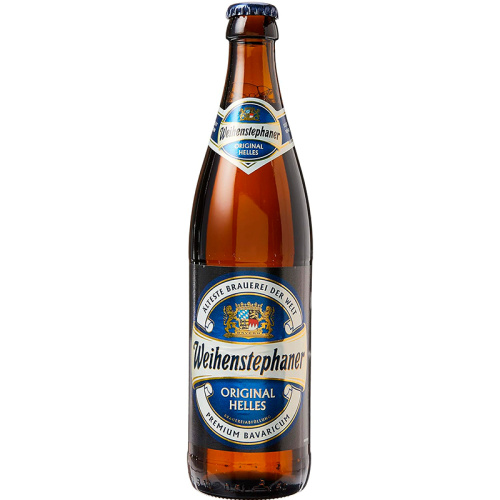 Пиво Weihenstephaner Original Helles, Вайнштефан Оригинал Хеллеc 5.1%, 0.5л. стекло