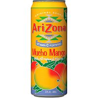 Холодный чай Arizona Mucho Mango, Манго банка 0,68 л