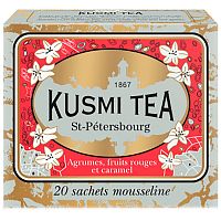 Чай Kusmi tea "St.Petersburg" черный чай, Саше (2,2гр *20шт) 44гр