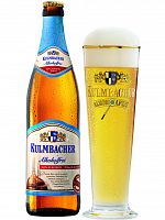 Пиво Kulmbacher Alkoholfrei, Кульмбахер безалкогольное светлое 0,1%, 0.5л. Стекло
