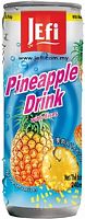 Jefi Pineapple with Pulp Напиток из сока ананаса с мякотью 240мл ж/б