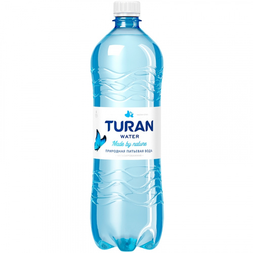 Минеральная вода «Turan» Легкая вода 1л, без газа, пэт