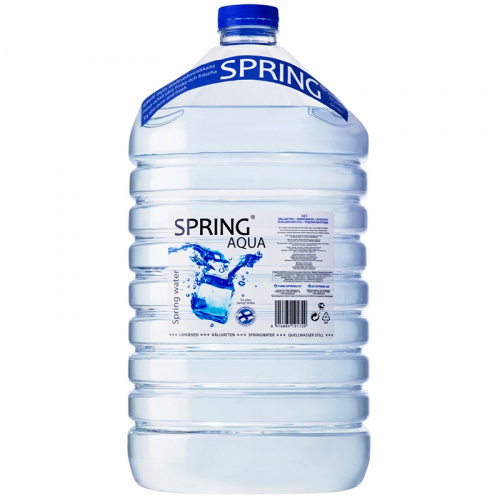 Родниковая питьевая вода т.м. Spring Aqua 5,15 л негазированная (1шт. в упаковке)
