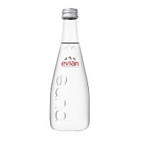 Минеральная вода без газа Evian Эвиан 0,33 стекло