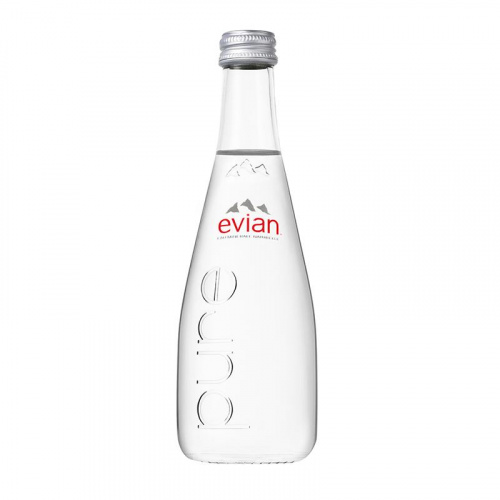 Минеральная вода без газа Evian Эвиан 0,33 стекло