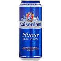 Пиво Kaiserdom Pilsener, Кайзердом Пилсенер 4,9% 0.5л, банка