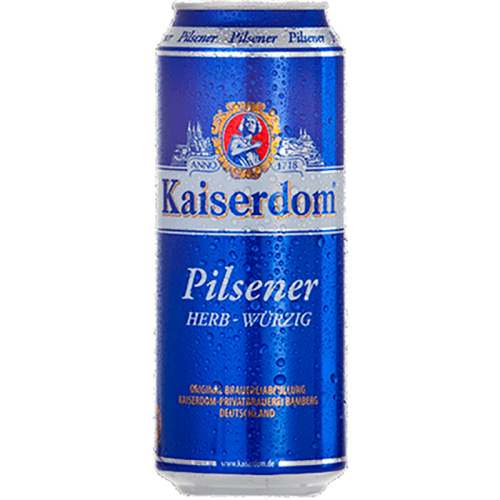 Пиво Kaiserdom Pilsener, Кайзердом Пилсенер 4,9% 0.5л, банка