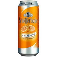 Пиво Schofferhofer Grapefruit, Шофферхоффер Грейпфрут, 2,5%, 0.5л, светлое, банка