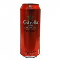 Пиво Estrella Damm 0,5л. Банка.