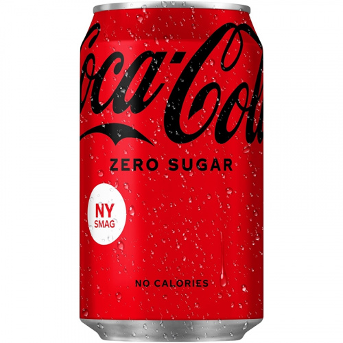 Газированный напиток «Coca-Cola» Zero Sugar, 0.33, без сахара, банка (Германия)