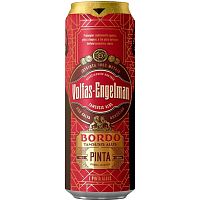 Пиво Volfas Engelman Bordo, Вольфас Энгельман Бордо темное 4,2%, 0,568, банка