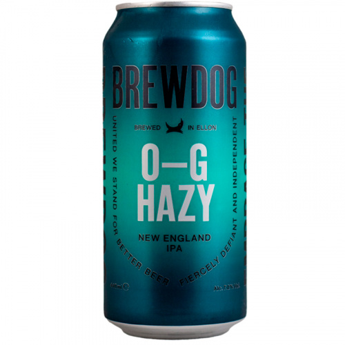 Пиво Brewdog O - G Hazy, Брюдог Оу-Джи Хейзи 7.2%, 0.44, банка