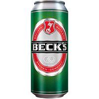 Пиво Beck's, Бекс 5.0%, 0.5, банка