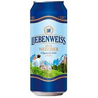 Пиво Liebenweiss Hefe Weissbier, Либенвайс Хефе Вайсбир 5.1%, 0.5, стекло