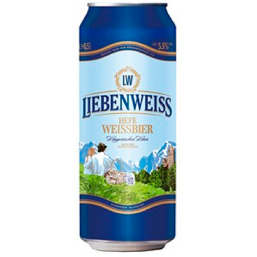 Пиво Liebenweiss Hefe Weissbier, Либенвайс Хефе Вайсбир 5.1%, 0.5, стекло Пиво Liebenweiss Hefe Weissbier, Либенвайс Хефе Вайсбир 5.1%, 0.5, стекло