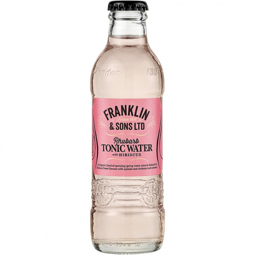 Напиток Тоник «Franklin & Sons» Rhubarb With Hibiscus Tonic Water, Ревень, Гибискус, 0.2, стекло