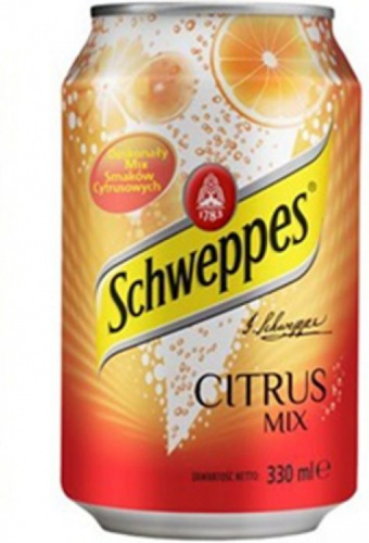 Schweppes Citrus Mix 330мл ж/б