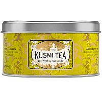 Чай Kusmi tea Almond Green Tea / Миндальный зеленый чай Банка, 125гр.