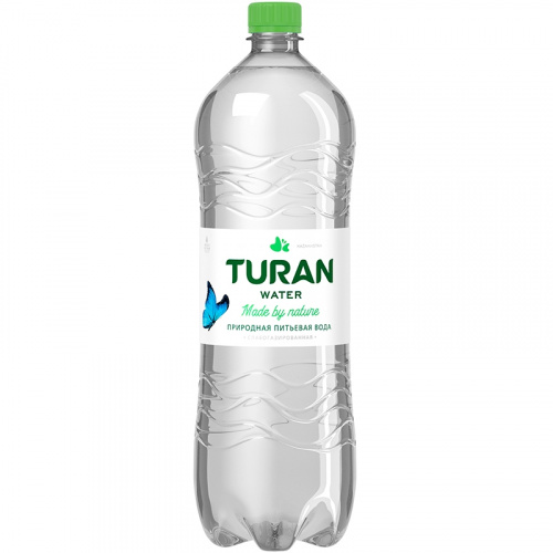 Минеральная вода «Turan» Легкая вода 1.5л, слабогазированная, пэт