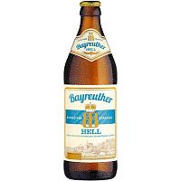 Пиво Bayreuther Hell, Байройтер Хелл cветлое 4.9%, 0.5, стекло