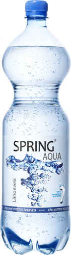 Родниковая питьевая вода т.м. Spring Aqua 1,5 л минеральная вода газированная