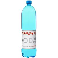 Вода питьевая «VODA UA», «Карпатская высокогорная родниковая», 1.5, с газом, пэт
