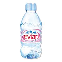 Минеральная вода без газа Evian Эвиан 0,33 Пластик